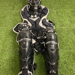 Used Junior Under Armour Victory Series Catcher's Set