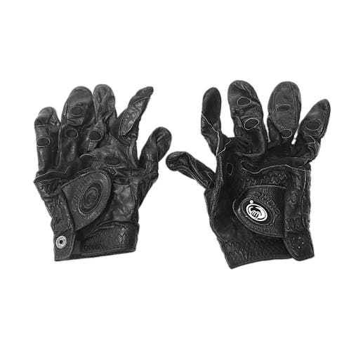 Used Black Men's Golf Gloves (Pair)