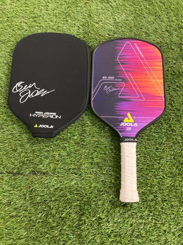 Used JOOLA Ben Johns Hyperion Carbon Abrasion Surface 13.5mm Pickleball Paddle