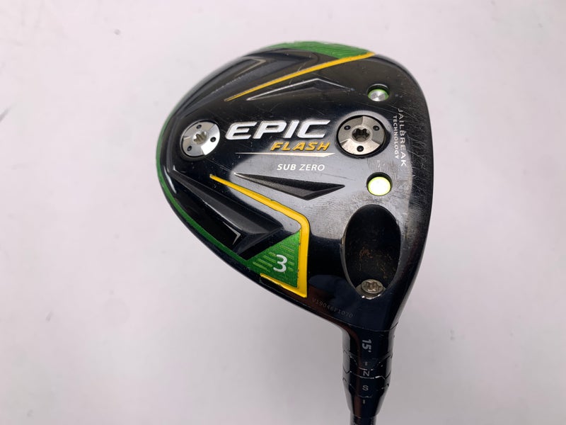 Callaway EPIC Flash Sub Zero 3 Fairway Wood 15* Even Flow 5.5 65g Regular RH