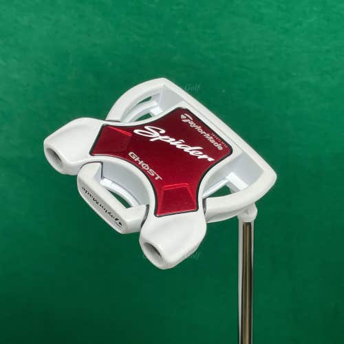 TaylorMade 2024 Spider Ghost White #3 34" Small-Slant Putter W/Super Stroke & HC