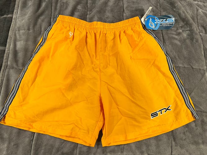 Vintage Yellow STX Shorts Adult Unisex Size Small
