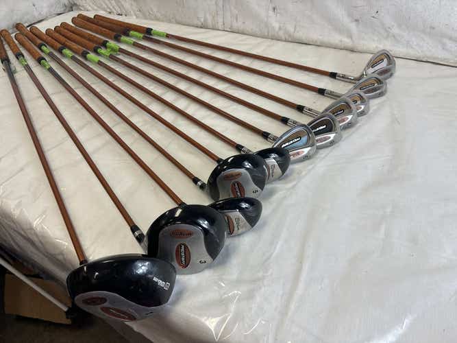Used Wilson Pro Staff Oversize Multi Metal 11-piece Regular Flex Graphite Shaft Men's Golf Club Set