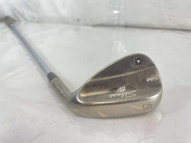 Used Titleist Sm6 F Grind 52 Degree 8deg Bounce Regular Flex Steel Shaft Golf Wedge 35.5"