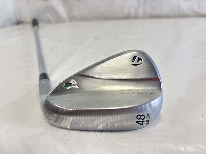 Used Taylormade Milled Grind 4 Sb 9deg Bounce 48 Degree Wedge 35.5"