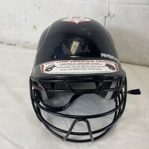 Used Rawlings Vlp Vapor Youth Sz 6 1 2 - 7 1 2 Fastpitch Softball Batting Helmet W Mask