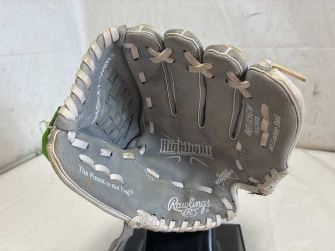 Used Rawlings Highlight Hfp105gw 10 1 2" Leather Shell Youth Softball Fielders Glove