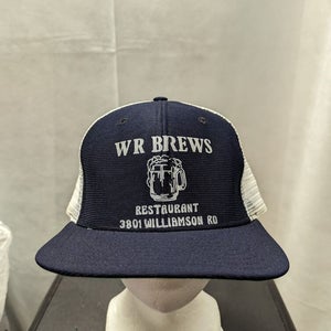 Vintage WR Brews Restaurant Roanoke, VA New Era Mesh Snapback Hat M/L