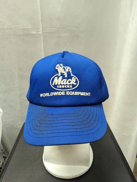 Vintage Mack Trucks Worldwide Equipment All Foam Snapback Hat Kenda M/L