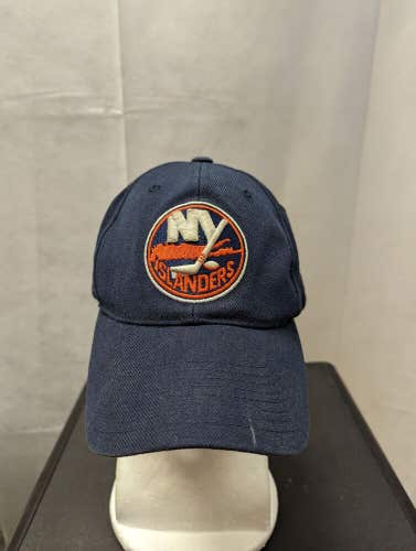 Retro New York Islanders Twins Enterprise Strapback Hat NHL
