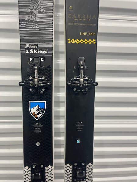 Line Sakana 181 cm Alpine Touring Skis With Bindings and skins