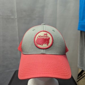 Masters Grey/Pink Mesh Snapback Hat American Needle