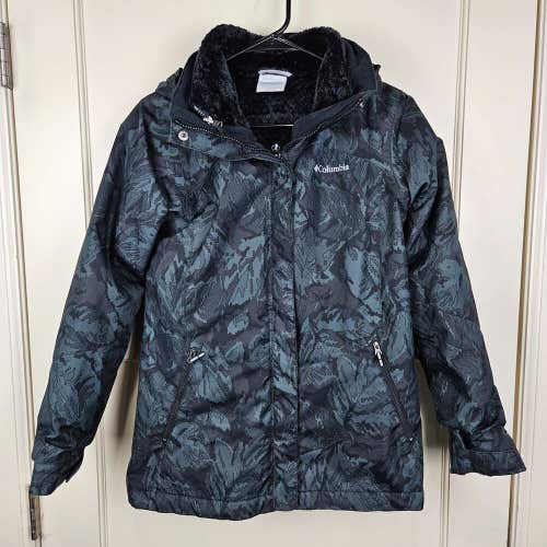 Columbia Interchange Omni-Heat Girl's Size: L 3-in-1 Jacket Black Coat Winter