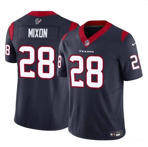 Joe Mixon Navy F.U.S.E Vapor Stitched Jersey -All Men Women Youth Size Available