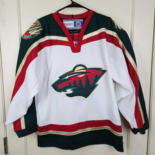 VTG CCM NHL Minnesota Wild Air-Knit Hockey Jersey Adult Size: S