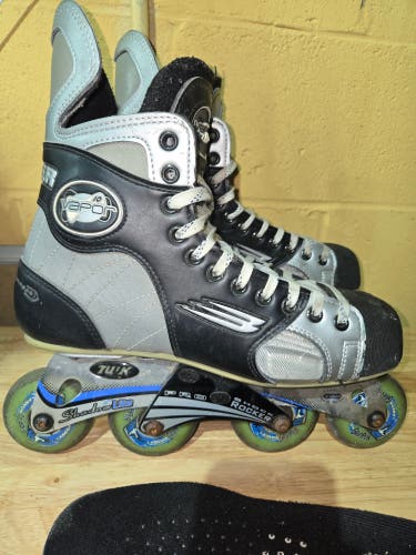 Used Bauer Inline Skates Wide Width Size 9.5