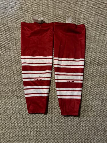 Red Senior CCM Socks