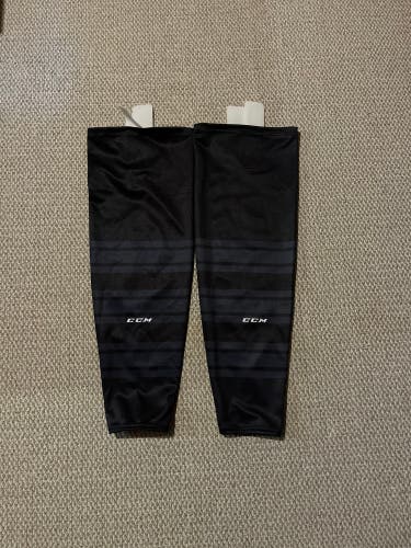 Black And Grey Senior CCM Socks