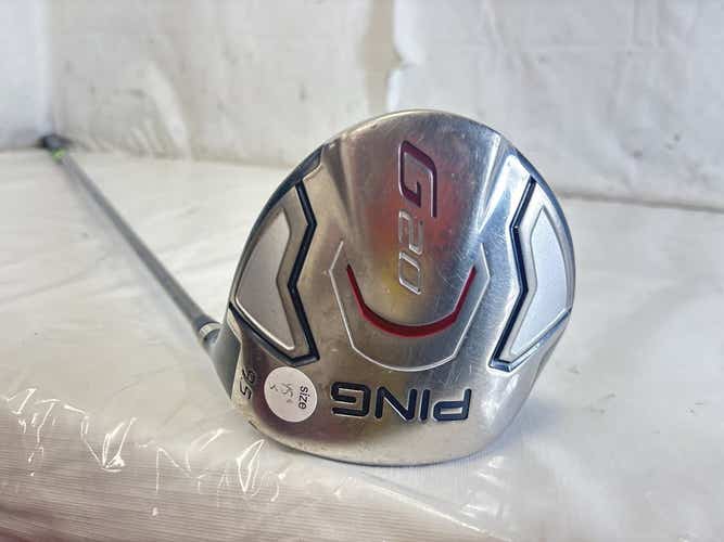 Used Ping G20 9.5 Degree Stiff Flex Graphite Shaft Golf Driver 45"