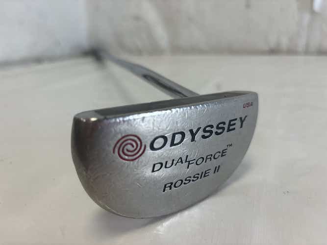 Used Odyssey Dual Force Rossie Ii Golf Putter 35"