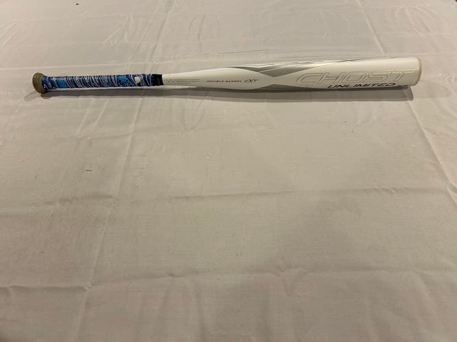 Lightly used Easton Ghost Unlimited 31/21 fastpitch bat