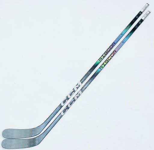 New 2 Pack Custom Silver CCM Ribcore Trigger 8 Pro Hockey Stick-RH-85 Flex-P88