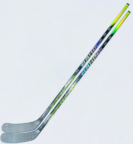 New 2 Pack Custom Gold Bauer Nexus SYNC Hockey Stick-RH-P92M-82 Flex-Grip