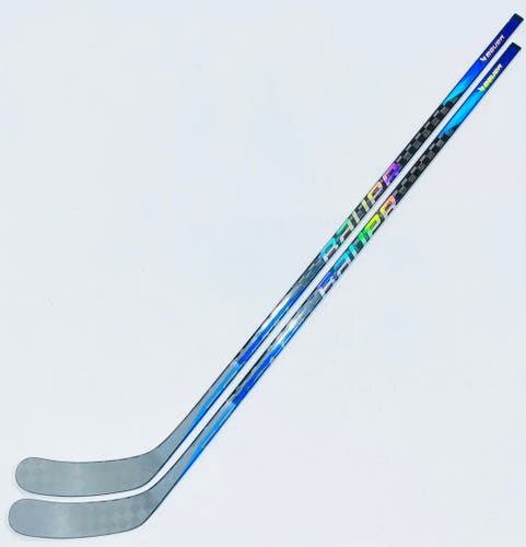 New 2 Pack Custom Blue Bauer Nexus SYNC (2N Pro Build) Hockey Stick-RH-82 Flex-P92M-Grip