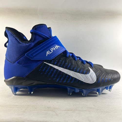 NEW Nike Alpha Menace Pro Mid 2 Men’s Football Cleats Blue Size 12.5 BV3945-400