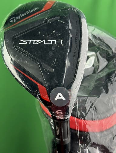 TaylorMade Stealth Rescue 6-Hybrid 28* 3H Senior A-Flex Ventus Red 5A New #87094