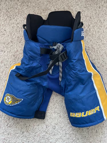 Bauer Custom Hockey Pants Junior Small Blue