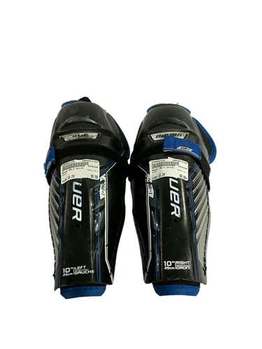 Used Bauer Ms-1 Youth 10" Hockey Shin Guards