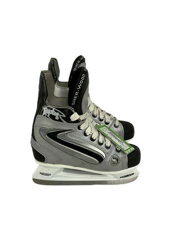 Used Sherwood Raptor Junior Ice Hockey Skates Size 2