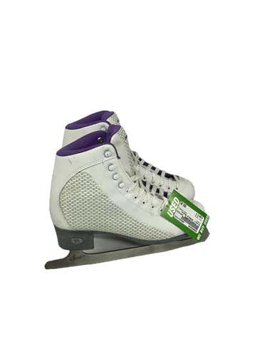 Used Riedell Sparkle Senior Soft Boot Skates Size 8