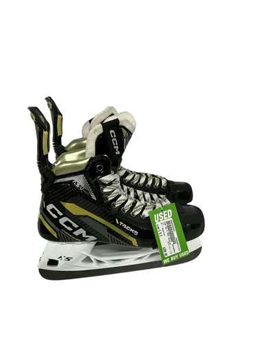 Used Ccm Tacks As-v Pro Senior Ice Hockey Skates Size 9.5 D