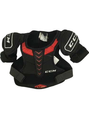 Used Ccm Qlt Edge Yth Lg Hockey Shoulder Pads