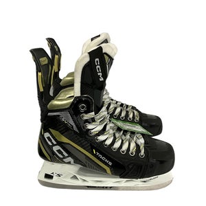 Used Ccm As-v Pro Senior Ice Hockey Skates Size 7 Wide Fit
