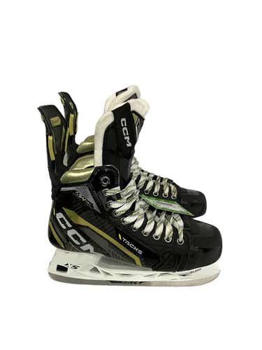 Used Ccm As-v Pro Senior Ice Hockey Skates Size 7 Wide Fit