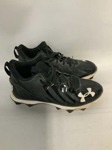 Used Under Armour Black Junior 03 Baseball And Softball Cleats