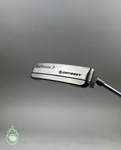 Used Right Handed Odyssey Tri Force 3 34" Putter Steel Golf Club