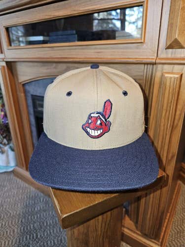 New Vintage Cleveland Indians MLB Sports Plain Logo Baseball Hat Cap Snapback