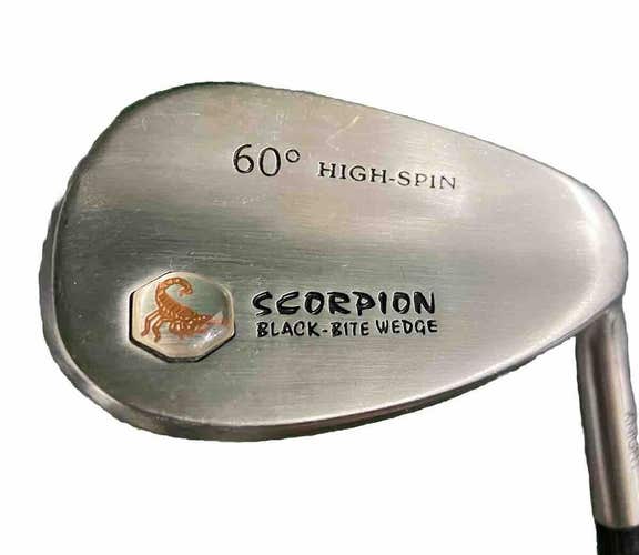 Knight Golf Scorpion Black-Bite High-Spin Sand Wedge 60* Stiff Steel 35.5" RH
