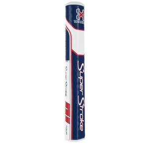 SuperStroke Traxion Tour 5.0 Putter Grip (Red/White/Blue, 1.52", 90g) Golf NEW