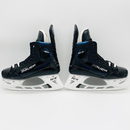 Like New Custom Blue Bauer Supreme MACH Hockey Skates- R: 6 1/2 L: 7 D/A-280