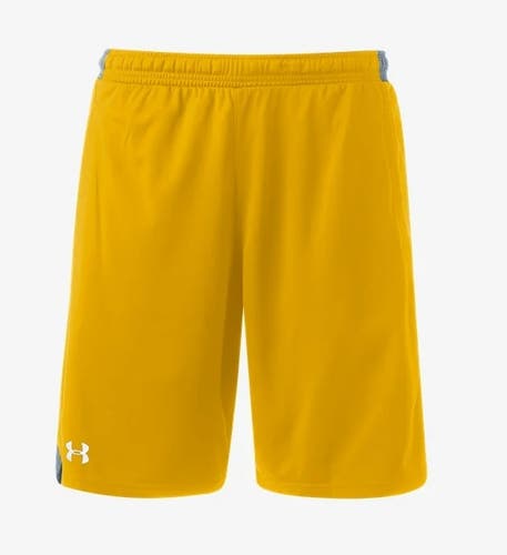 Men's Gold UA Pocketed Raid Shorts