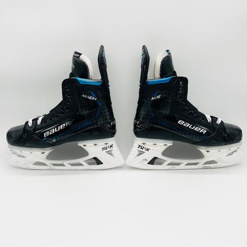 Custom Blue Bauer Supreme MACH Hockey Skates- R: 6 1/2 L: 7 D/A-280