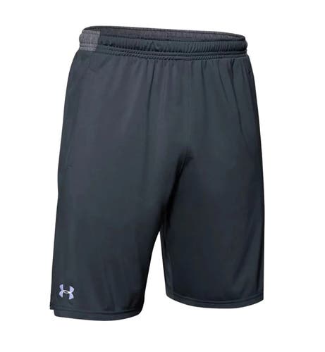 Men's Dark Grey UA Pocketed Raid Shorts