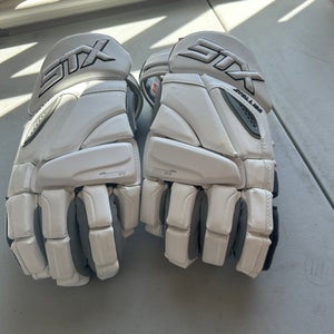 Lightly Used STX Large Stallion 500 Lacrosse Gloves Large