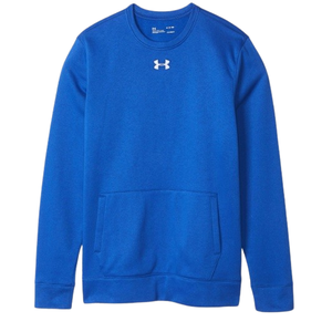 Men's Royal Under Armour Fleece Crewneck Sweatshirt