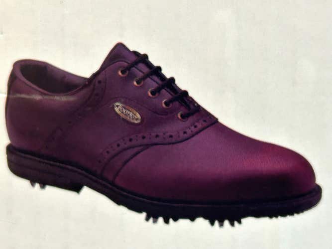 Footjoy eComfort Golf Shoes (Brown, 10.5 Medium) Vintage NEW